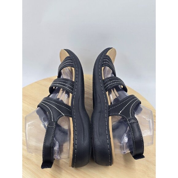 Clarks Womens Laurieann Vine Sandal Black Sz 11M - Picture 6 of 8